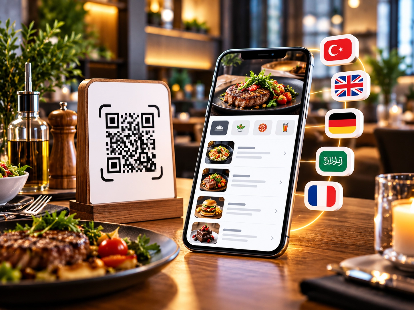 QR Menü (Dil Desteği)